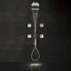 Soffione Doccia da Parete con Getto a Doccia e Cascata Made in Italy - Como