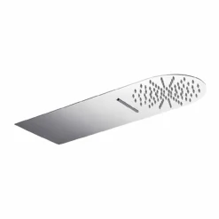 Soffione Doccia da Parete in Acciaio Ultraslim Moderno Made in Italy - Cassio