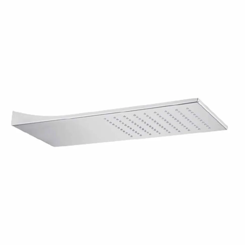 Soffione Doccia in Acciaio Inox con Getto a Pioggia Made in Italy - Fiordo