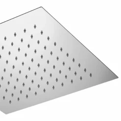 Soffione Doccia Quadrato da Soffitto in Acciaio Made in Italy - Amido