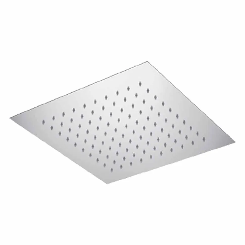 Soffione Doccia Quadrato da Soffitto in Acciaio Made in Italy - Amido