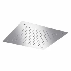 Soffione Doccia Quadrato Monogetto in Acciaio Inox Made in Italy - Getto