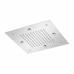 Soffione in Acciaio con Getto a Pioggia e Nebulizzatori Made in Italy - Selmo