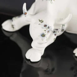 Soprammobile a Forma di Toro in Ceramica Lavorata a Mano Made in Italy - Bulino