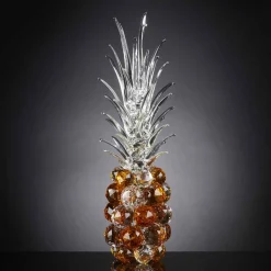 Soprammobile Decorativo a Forma di Ananas in Cristallo Made in Italy - Pineapple