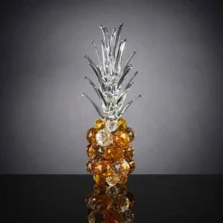 Soprammobile Decorativo a Forma di Ananas in Cristallo Made in Italy - Pineapple