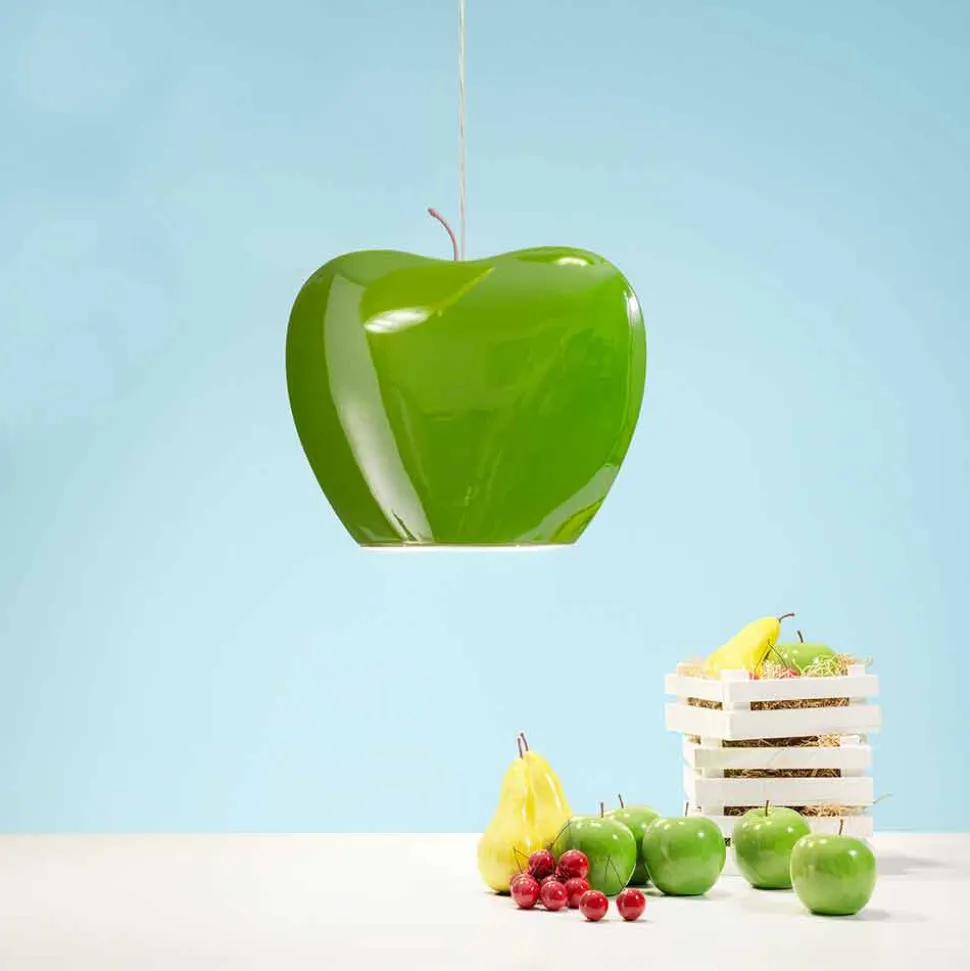 Sospensione in Ceramica di Design a Forma di Mela – Fruits Aldo Bernardi