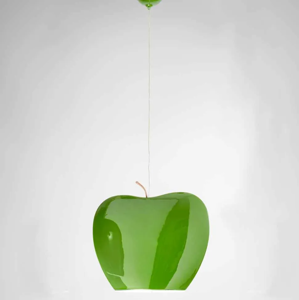 Sospensione in Ceramica di Design a Forma di Mela – Fruits Aldo Bernardi