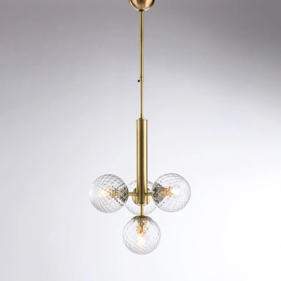 Sospensione in Ferro con 3 Luci Made in Italy - Como