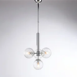 Sospensione in Ferro con 3 Luci Made in Italy - Como