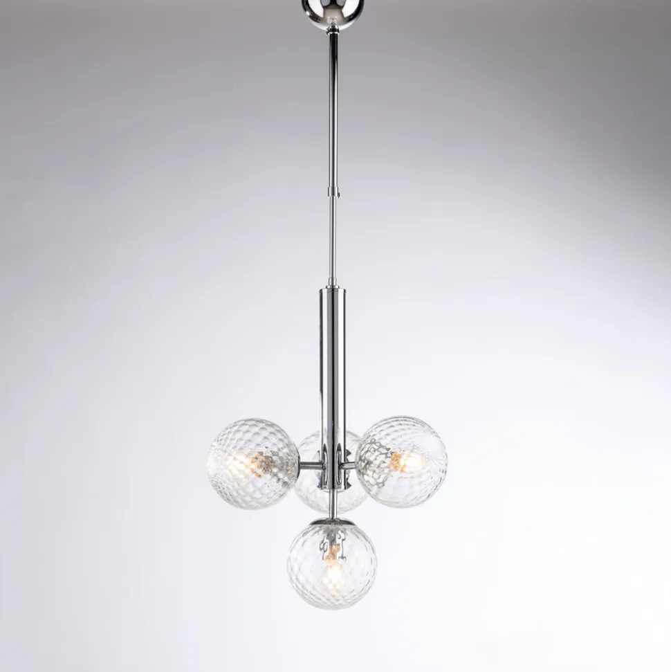 Sospensione in Ferro con 3 Luci Made in Italy - Como