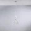 Sospensione in Ferro con Vetro Pyrex Made in Italy - Corinto