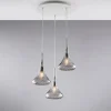 Sospensione in Ferro con Vetri Pyrex Made in Italy - Corinto