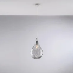 Sospensione in Ferro con Vetro Pyrex Made in Italy - Amazonia