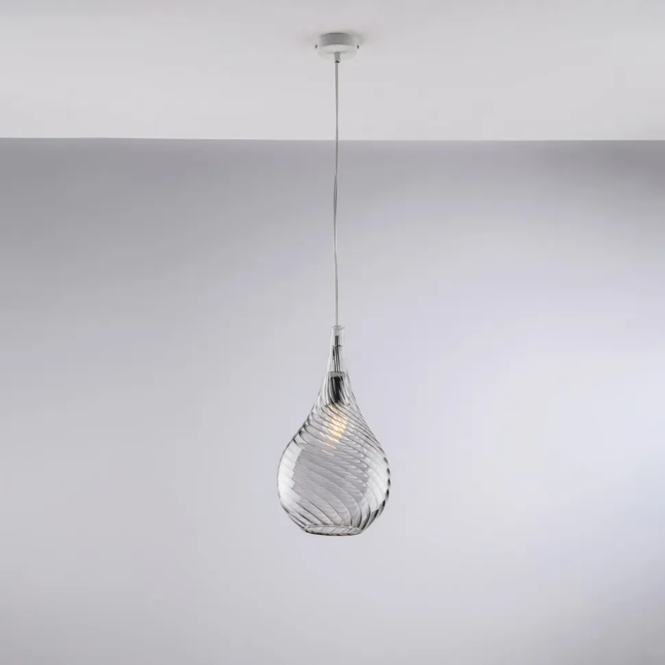 Sospensione in Ferro con Vetro Pyrex Made in Italy - Amazonia