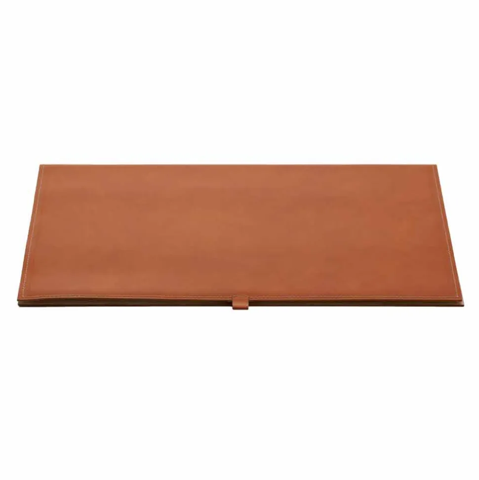 Sottomano Apribile di Design in Cuoio Rigenerato Made in Italy - Aristotele