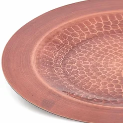 Sottopiatto in Rame Massiccio Verde o Imbrunito 31 cm 6 Pezzi - Rocho