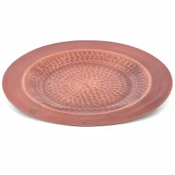 Sottopiatto in Rame Massiccio Verde o Imbrunito 6 Pezzi 28 cm - Rocho