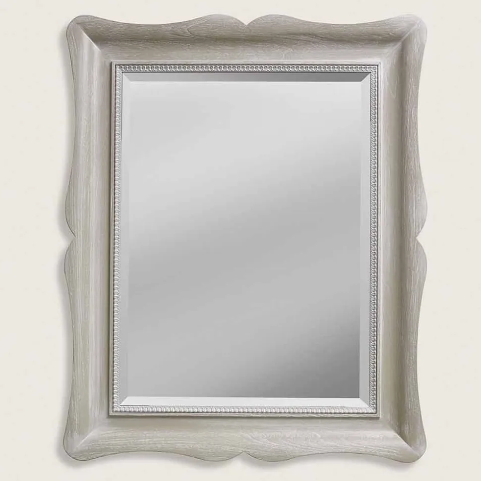 Specchiera a muro in legno ayous design moderno fatta in Italia Angelo