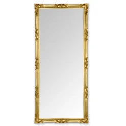 Specchiera con Cornice in Legno Decorata a Mano Made in Italy - Venus