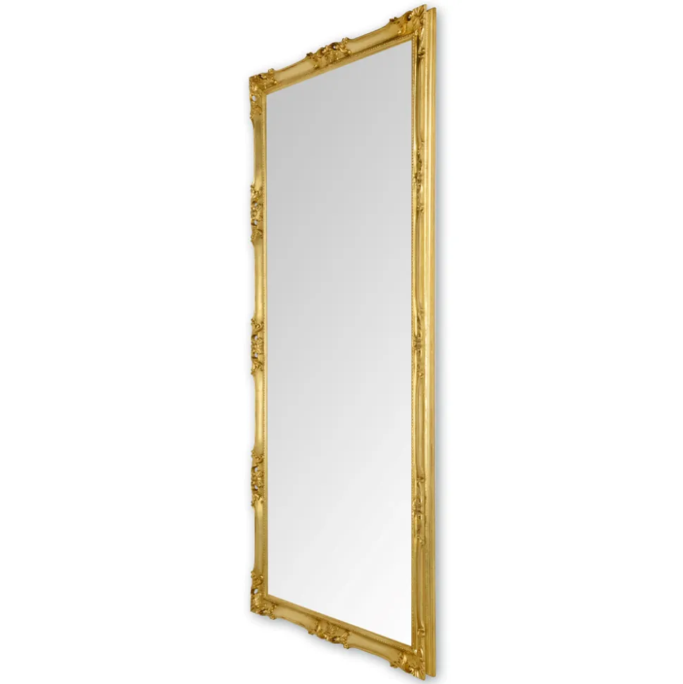 Specchiera con Cornice in Legno Decorata a Mano Made in Italy - Venus