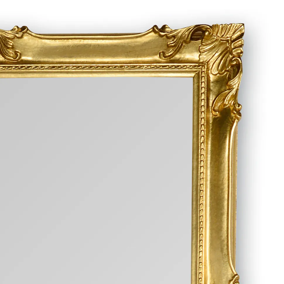 Specchiera con Cornice in Legno Decorata a Mano Made in Italy - Venus