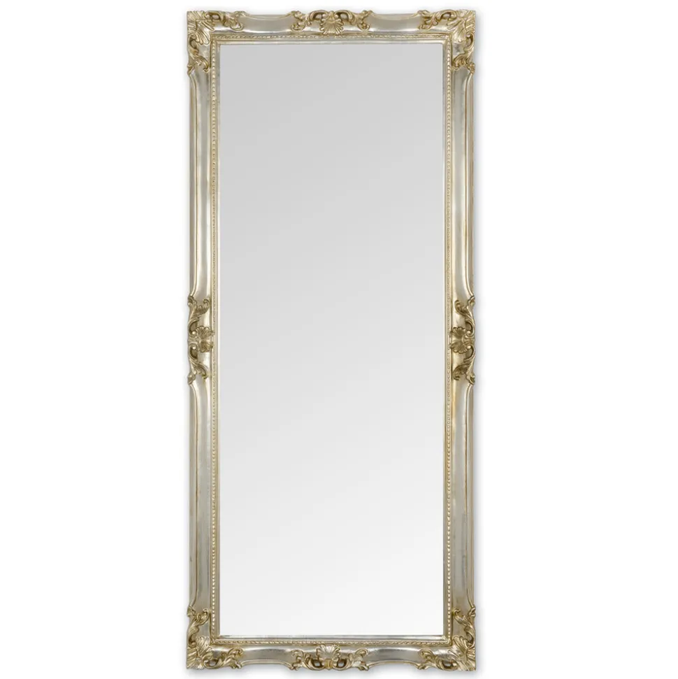Specchiera con Cornice in Legno Decorata a Mano Made in Italy - Venus