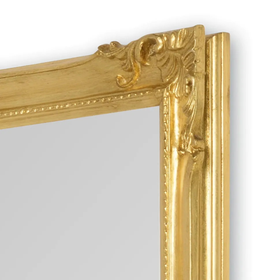Specchiera con Cornice in Legno Decorata a Mano Made in Italy - Venus