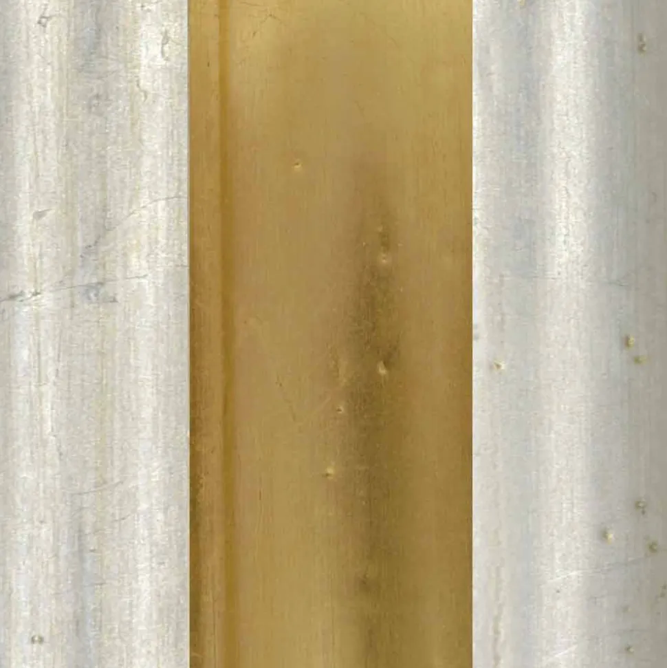 Specchiera da muro argento, avorio,oro legno fatta in Italia Vittorio