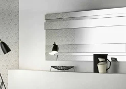 Specchiera da Parete di Design Moderno in Vetro e Metallo Made in Italy – Pallino