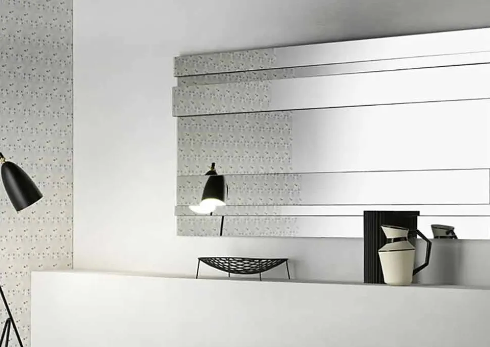 Specchiera da Parete di Design Moderno in Vetro e Metallo Made in Italy – Pallino