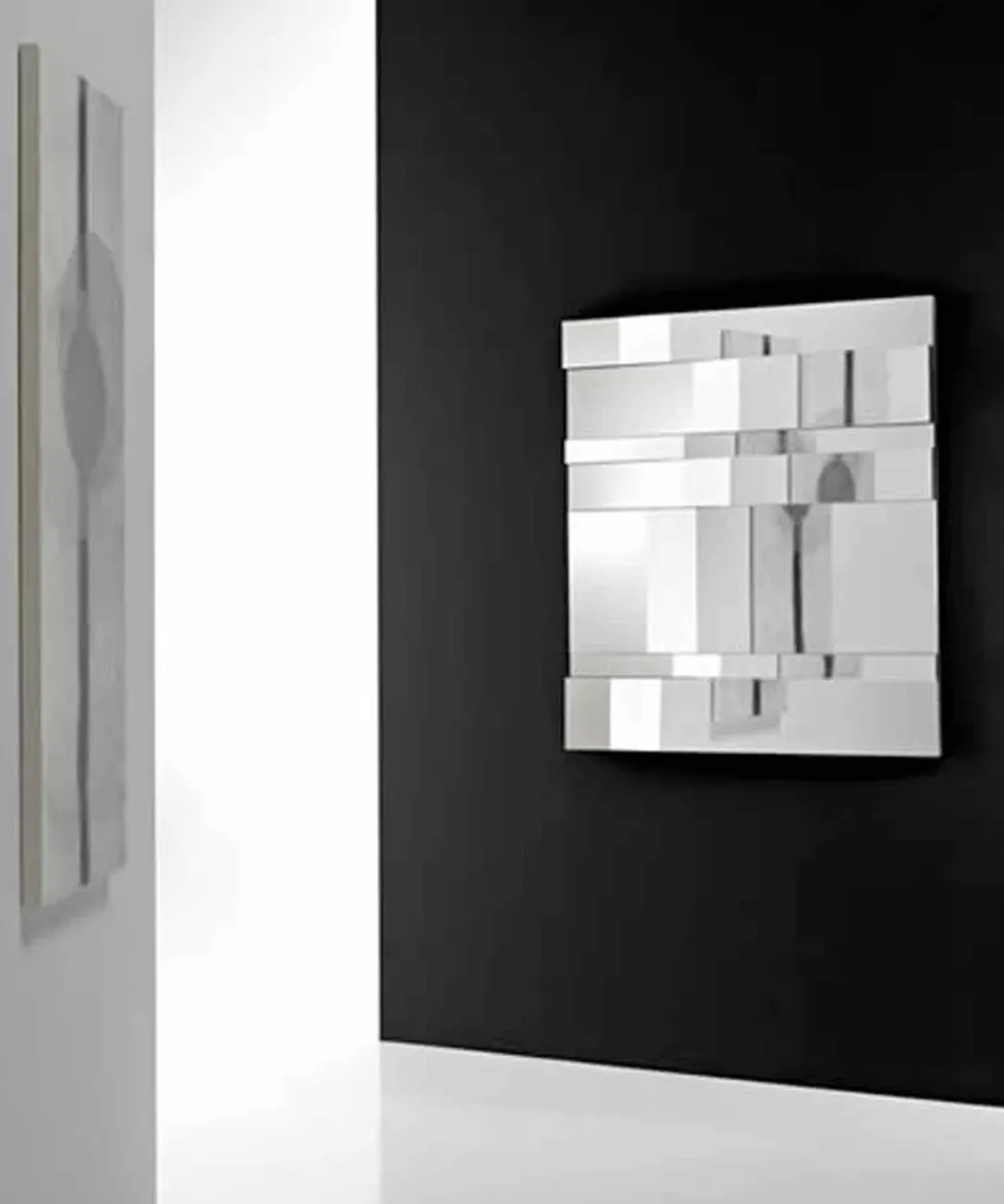 Specchiera da Parete di Design Moderno in Vetro e Metallo Made in Italy – Pallino