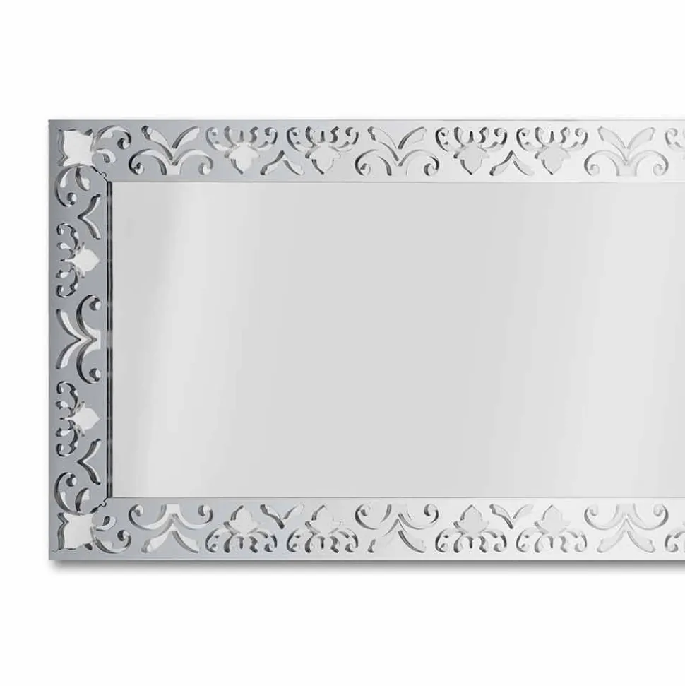 Specchiera da Parete in Plexiglass Oro, Argento o Bronzo con Cornice - Nettare