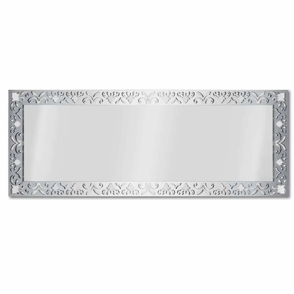 Specchiera da Parete in Plexiglass Oro, Argento o Bronzo con Cornice - Nettare