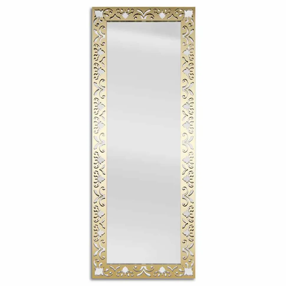 Specchiera da Parete in Plexiglass Oro, Argento o Bronzo con Cornice - Nettare