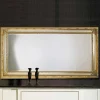 Specchiera da parete moderna in legno di ayous fatta in Italia Armando