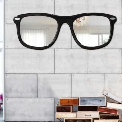 Specchiera da parete moderna Occhiali by Viadurini Decor, fatto in Italia
