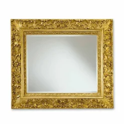 Specchiera da parete rettangolare con decorazioni floreali Agasse