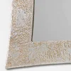 Specchiera di design da parete in resina e foglia argento Venezia