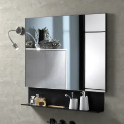 Specchiera Filo Lucido con Cornice Rivestita Made in Italy - Want