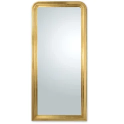 Specchiera in Legno Decorata a Mano in Foglia Oro Made in Italy - Navona