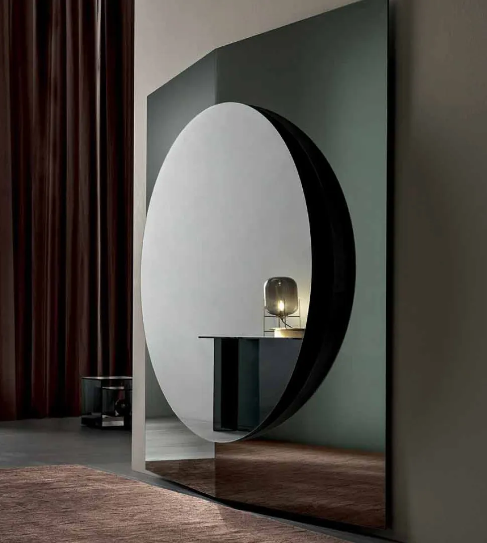 Specchiera Muro di Design Moderno Composta da 3 Pannelli Made in Italy – Bristol