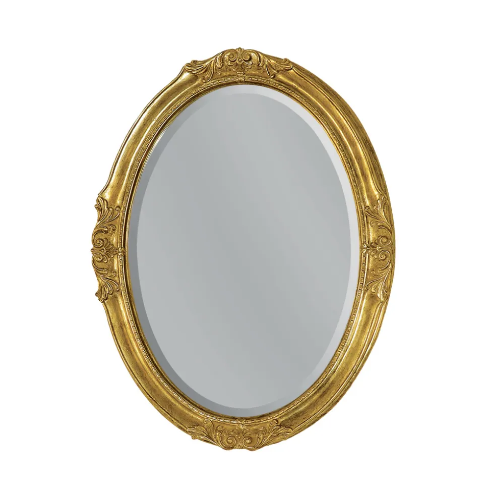 Specchiera Ovale con Specchio Molato Made in Italy - Avus