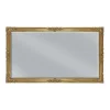Specchiera Rettangolare in Foglia Oro con Specchio Molato Made in Italy - Pele