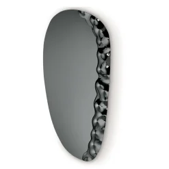Specchiera Sagomata con Inserto in Vetro Mosso Made in Italy - Amata