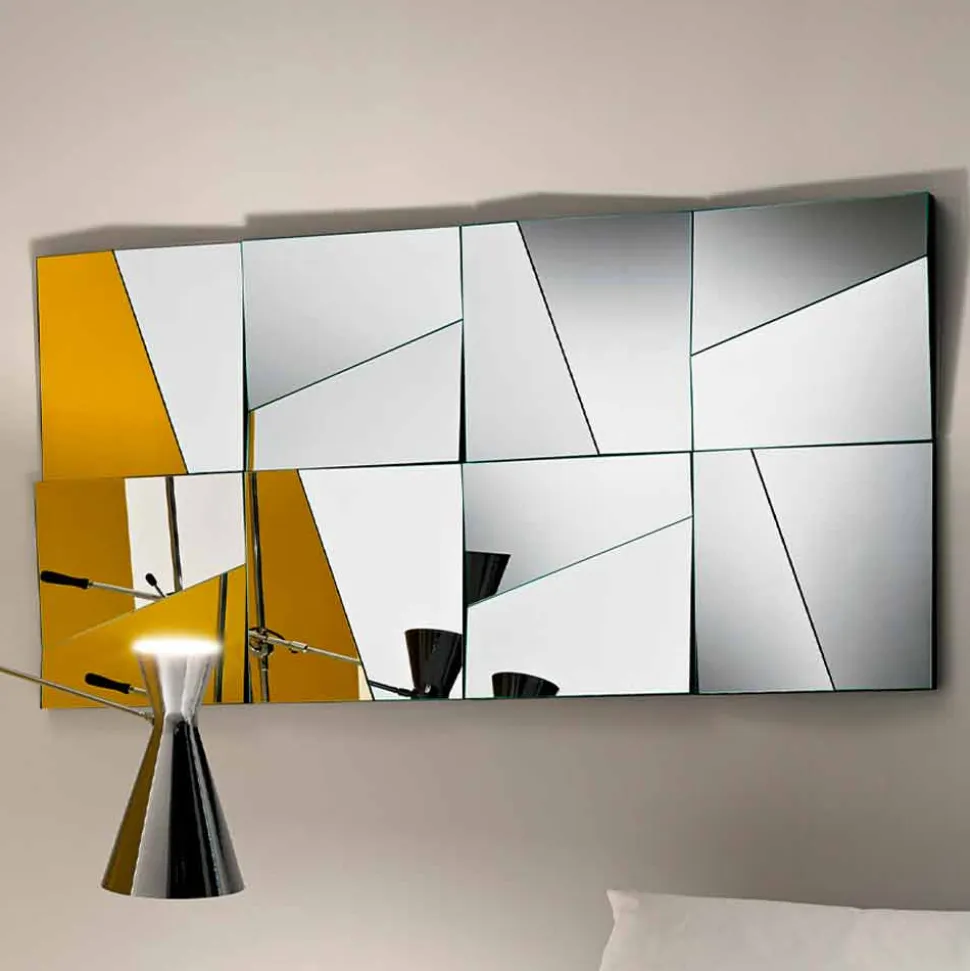 Specchio a Muro Modulare con Specchi Concavi e Convessi Made in Italy – Allegria