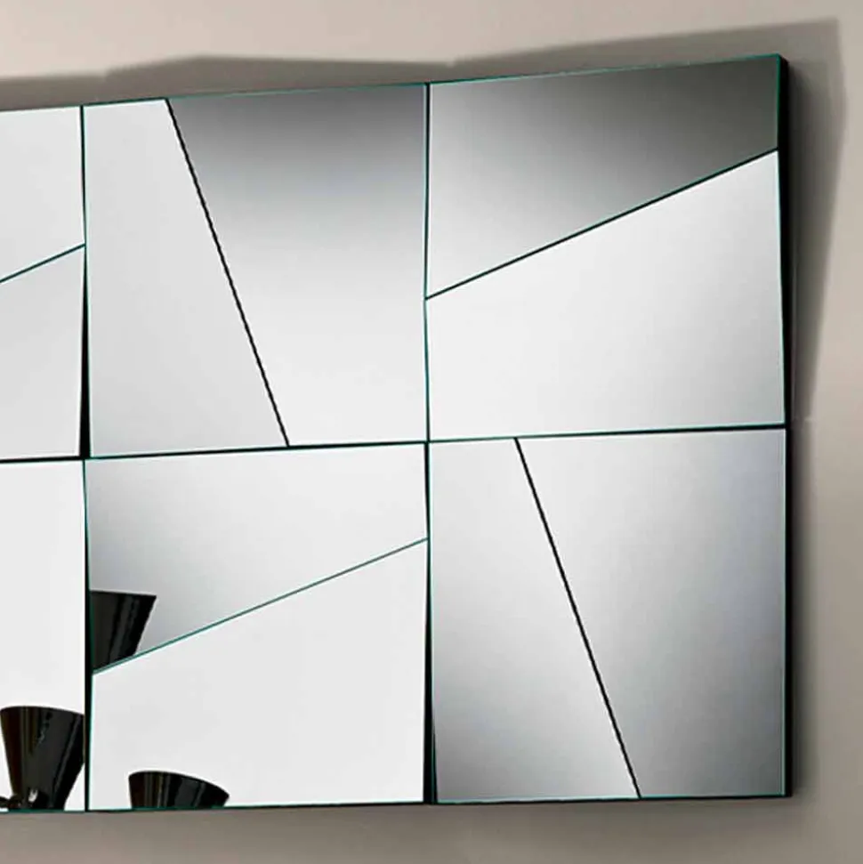 Specchio a Muro Modulare con Specchi Concavi e Convessi Made in Italy – Allegria