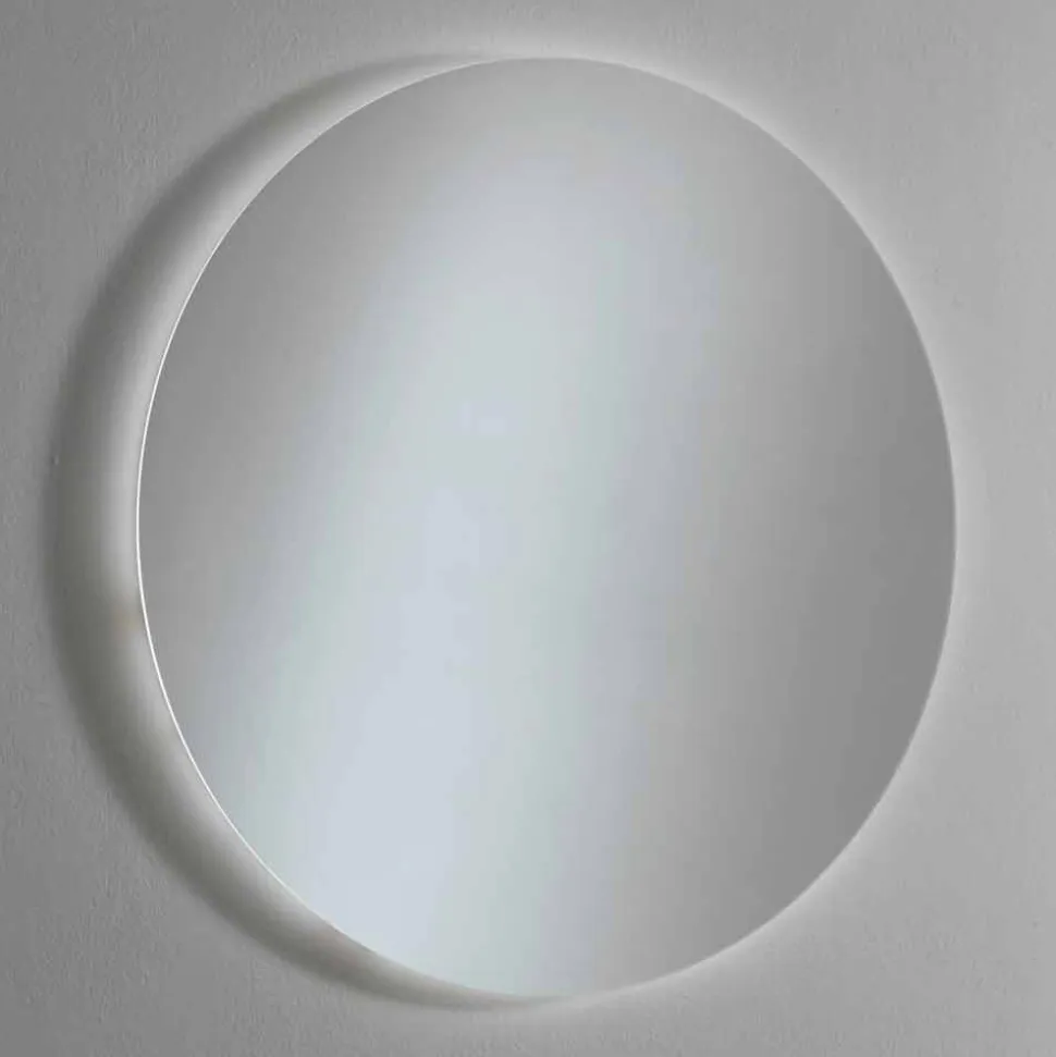 Specchio a Parete Rotondo Retroilluminato con LED Made in Italy - Ronda