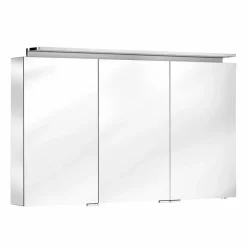 Specchio Bagno con Contenitore da Parete a 3 Ante con Ripiani Interni - Bramo