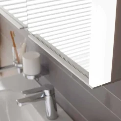 Specchio Contenitore da Parete in Alluminio con Illuminazione LED - Demon
